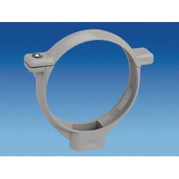 Collier fixation gouttière DN50 couleur gris sachet 4 pièces