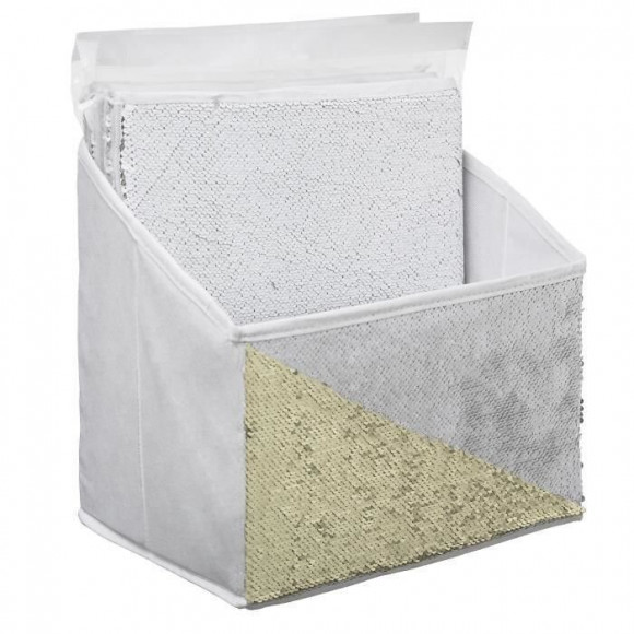 Tiroir De Rangement - 31 X 31 Cm - Sequin Blanc