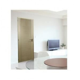 Promo Bloc Porte En Paulownia Largeur 83 Gauche Pret A Etre Peint Ou Teinter -