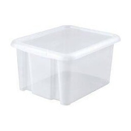 Eda Plastique Boite De Rangement Funny Box 30 L - Naturel - 44 X 36 X 25 Cm