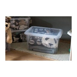 Eda Plastique Boite De Rangement Funny Box 55 L - Naturel - 57,5 X 44 X 31 Cm