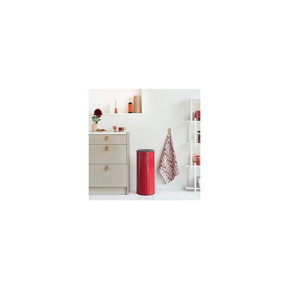 Poubelle 30l Rouge - 115189