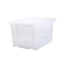 Eda Plastique Boite De Rangement Funny Box 80 L - Naturel - 64,7 X 49,5 X 36,2 Cm