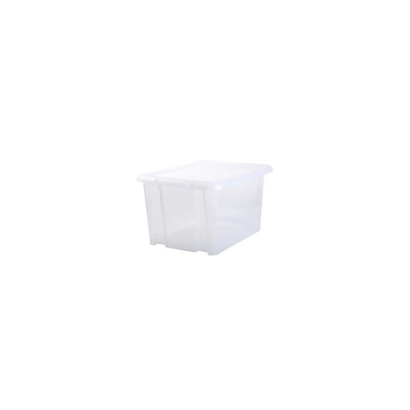 Eda Plastique Boite De Rangement Funny Box 80 L - Naturel - 64,7 X 49,5 X 36,2 Cm