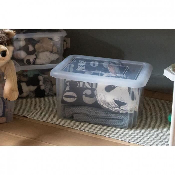 Eda Plastique Boite De Rangement Funny Box 55 L - Naturel - 57,5 X 44 X 31 Cm