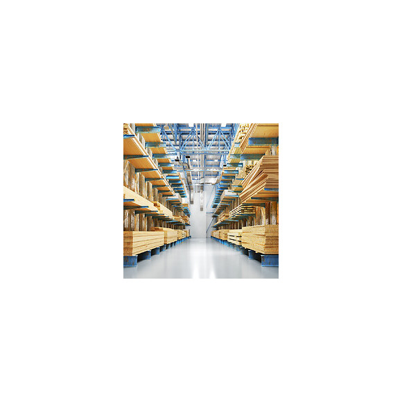 Plan De Travail Stratifié Aluminium 2770 X 640 Ep 28 Mm - Pefc 75%.