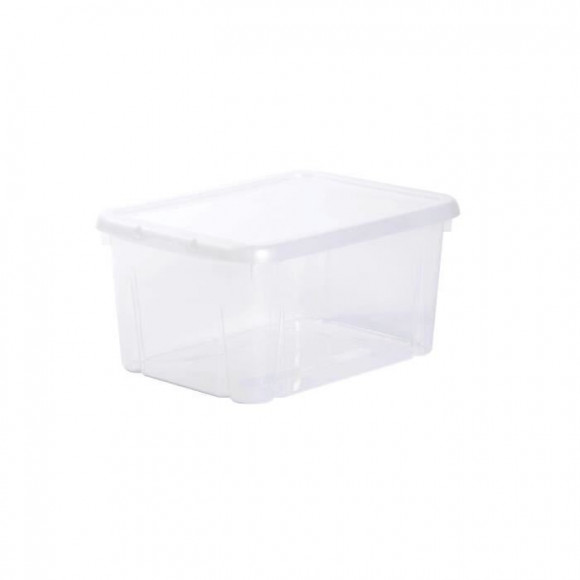 Eda Plastique Boite De Rangement Funny Box 8 L - Naturel - 31 X 23,4 X 15,4 Cm