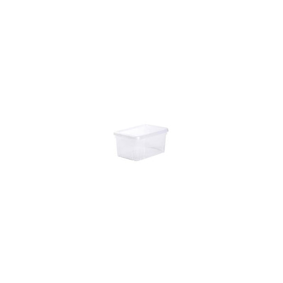 Eda Plastique Boite De Rangement Funny Box 4 L - Naturel - 25,5 X 18 X 12,7 Cm