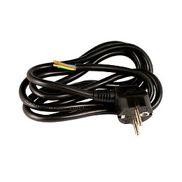 Cordon D'alimentation Avec Prise 16a 3g1,5 2m Noir - Zenitech