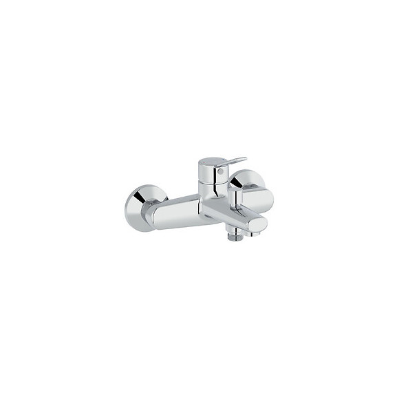 Mitigeur Bain-douche Eo + Douchette Shift Ellipse + Flexible Douche Grohe Silverflex