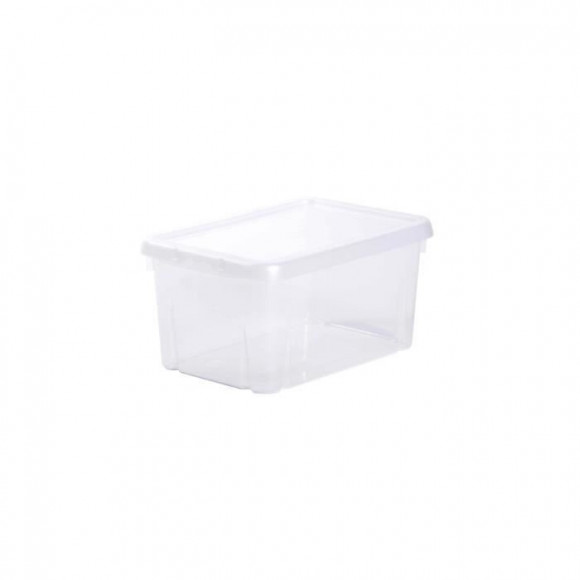 Eda Plastique Boite De Rangement Funny Box 4 L - Naturel - 25,5 X 18 X 12,7 Cm