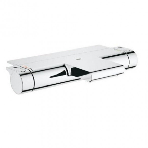 Robinet Bain Thermostatique Avec Tablette Grohtherm + Ensemble De Douche Rainshower