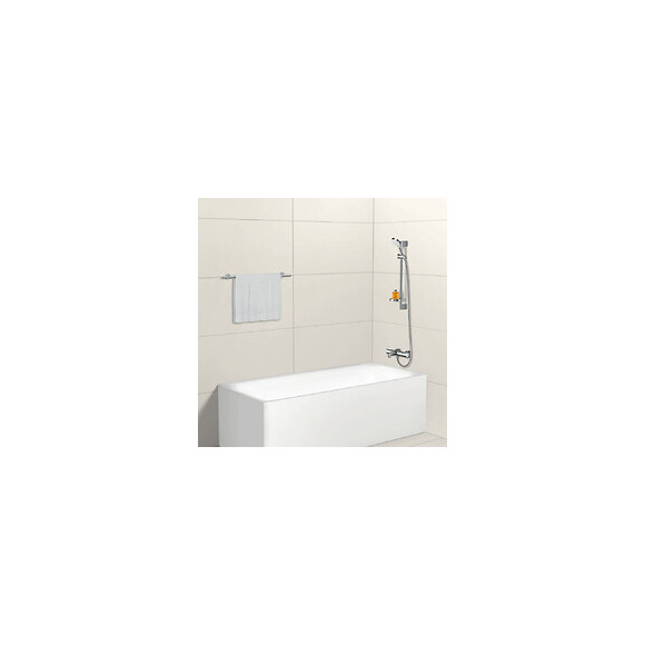 Hansgrohe Pack Mitigeur Bain Douche Thermostatique Mural 2 Trous 1001 Chrome Complet