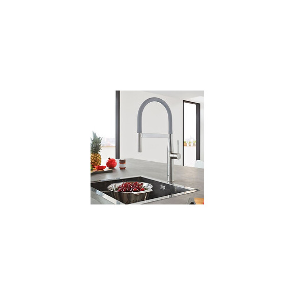 Grohflexx Bec De Cuisine Pour Essence Semi-pro, Orange