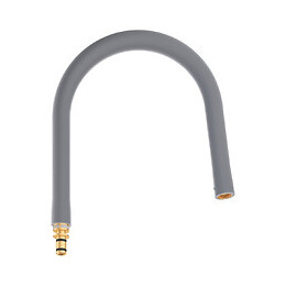 Grohflexx Bec De Cuisine Pour Essence Semi-pro, Chrome/gris