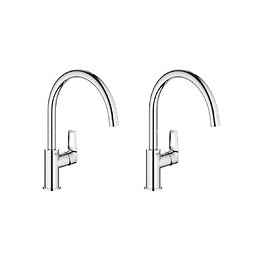Lot De 2 Mitigeurs De Cuisine Bauloop