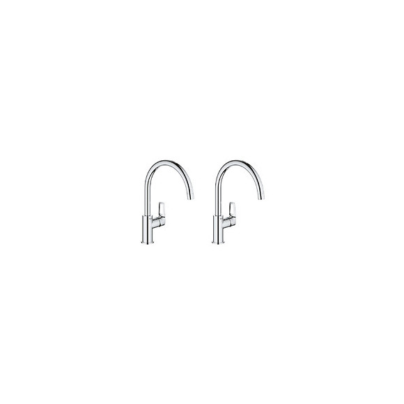 Lot De 2 Mitigeurs De Cuisine Bauloop