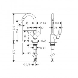 Mitigeur Cuisine Bec Haut Logis M31
