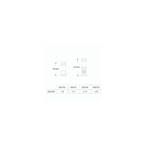 Kit De Réhausse Flight Pure, 9 Pieds