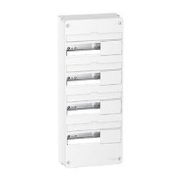 Coffret Électrique 4 Rangées Et 52 Modules Schneider - Blanc
