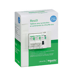 Tableau Chauffe-eau Équipé (8 Modules) - Schneider