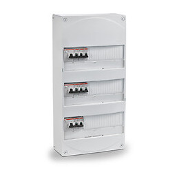 Coffret Électrique Prééquipé 3 Rangées, 39 Modules (logement T4)