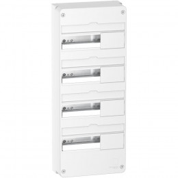 Coffret Électrique 4 Rangées Et 52 Modules Schneider - Blanc
