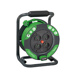 Enrouleur Bricolage 20m 4 Prises 2p+t  (ip20) - Schneider