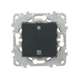 Interrupteur Va-et-vient Vmc 10a Connexion Rapide Anthracite Unica