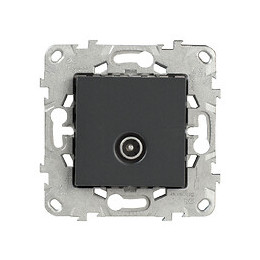 Prise Tv Simple Anthracite Unica