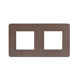 Plaque De Finition 2 Postes Chocolat Unica