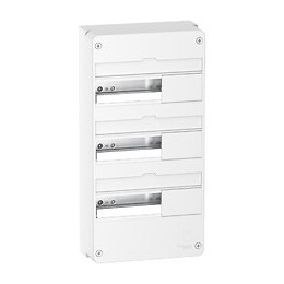 Coffret Électrique 3 Rangées Et 39 Modules Schneider - Blanc