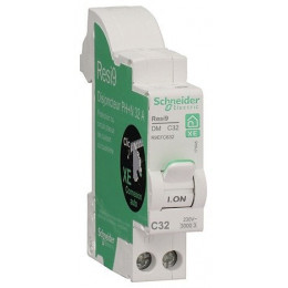 Disjoncteur Automatique Rési9 1p+n (32a Courbe C/ 3ka) Gamme Xe - Schneider