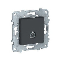 Prise Tv Simple Anthracite Unica