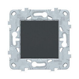Bouton Poussoir 10a Connexion Rapide Anthracite Unica