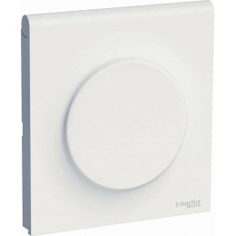 Plaque De Finition Pour Prise 1 Poste Avec Couvercle Intégré Blanc Odace