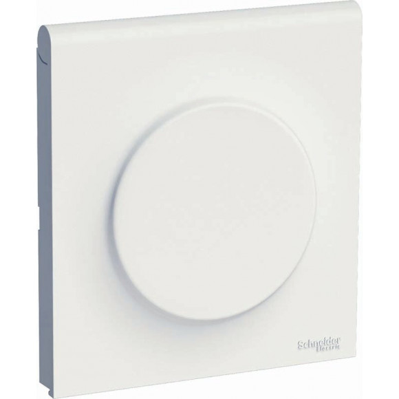 Plaque De Finition Pour Prise 1 Poste Avec Couvercle Intégré Blanc Odace