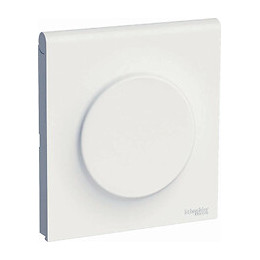 Plaque De Finition Pour Prise 1 Poste Avec Couvercle Intégré Blanc Odace