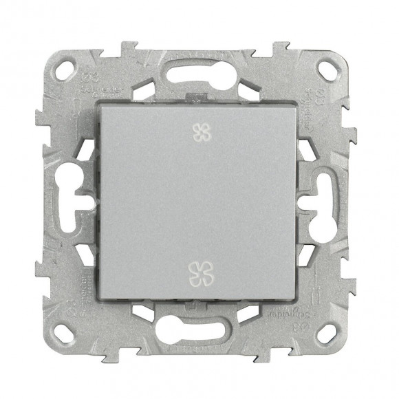 Interrupteur Va-et-vient Vmc 10a Connexion Rapide Aluminium Unica