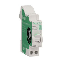 Disjoncteur Automatique Rési9 1p+n (32a Courbe C/ 3ka) Gamme Xe - Schneider