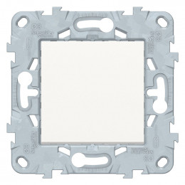 Bouton Poussoir 10a Connexion Rapide Blanc Unica