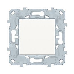 Bouton Poussoir 10a Connexion Rapide Blanc Unica