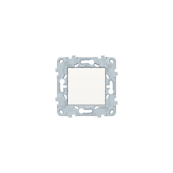Bouton Poussoir 10a Connexion Rapide Blanc Unica