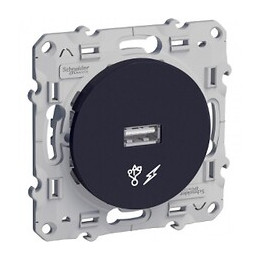 Prise Usb 5v Anthracite Odace