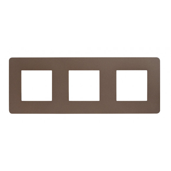 Plaque De Finition 3 Postes Chocolat Unica