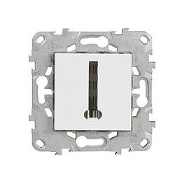 Prise Téléphone En T Simple Blanc Unica