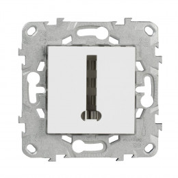 Prise Téléphone En T Simple Blanc Unica