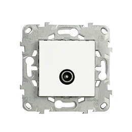 Prise Tv Simple Blanc Unica