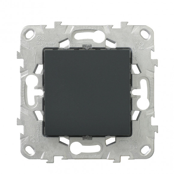 Mécanisme Obturateur À Vis 2 Modules Anthracite Unica