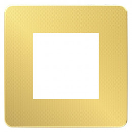 Plaque De Finition 1 Poste Doré Unica